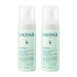 Caudalie Mousse Nettoyante fleur de vigne raisin & sauge (2 x 150 ml, -50% sur le 2e)