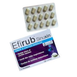 3C Pharma Efirub Sinuxin Sinus & Cavités nasales (15 comprimés)