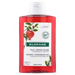 Klorane Shampoing Eclat cheveux colorés à la Grenade (200 ml)