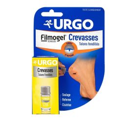 Urgo Filmogel Crevasse Talons fendillés soulage, referme et cicatrise (7,5 ml)