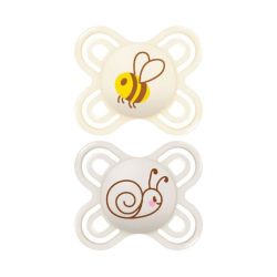 MAM Sucette Perfect en Silicone 0-2 mois (lot de 2, référence n°2)