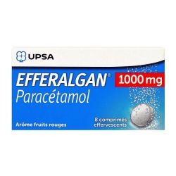 Efferalgan 1000Mg Cpr Eff T/8 Fruits Rouges