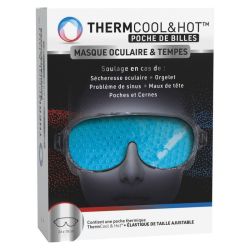 ThermCool&Hot Poche de Billes Masque Oculaire & tempes (x1)