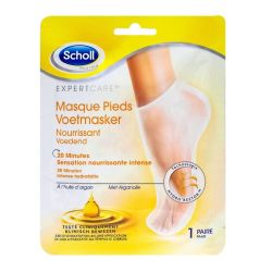 Scholl Masque Pieds Nourissant à l'Huile d'Argan 1 paire