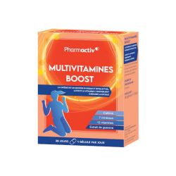 Pharmactiv Multivitamines Boost - 30 gélules