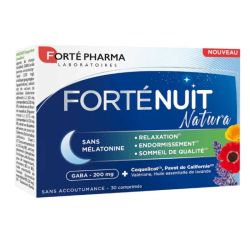 Forté Nuit Natura sans mélatonine relaxation, endormissement, sommeil  (30 comprimés)