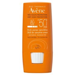 Avène Solaire Stick zones sensibles SPF50+ sans parfum peaux sensibles (8 g)