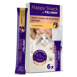 Happy Snack by Feliway sticks friandises relaxantes pour chats au poulet (6x)