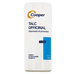Cooper Talc Officinal en poudre absorbant et protecteur (120 g)