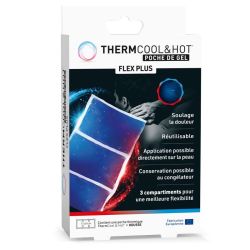 Bausch+Lomb Thermcool&Hot Poche de Gel Flex Plus 11 x 24 cm avec housse