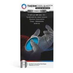 ThermCool&Hot Poche de Billes Multi-Zones Pocket canal carpien, douleur musculaire, coup, arthrite (x1)