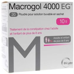 Macrogol 4 000 10G Eg Sachet 20