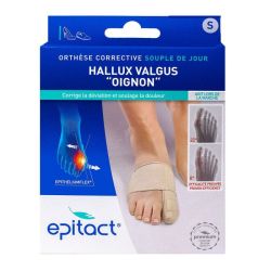 Epitact Orthèse Corrective Souple de jour Hallux Valgus (Taille S)