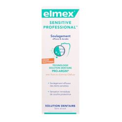 Elmex Sensitive Professionnal bain de bouche soulage la douleur (400 ml)