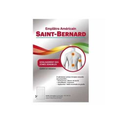 Saint Bernard Emplâtre Américain chauffant Grande Taille 190x300mm