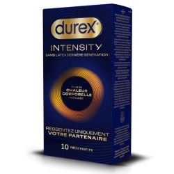 Durex Intensity préservatifs sans latex, plus de chaleur corporelle partagée (x10)