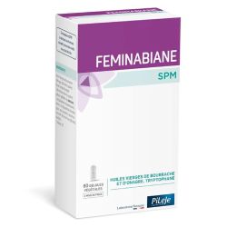 Feminabiane SPM huiles vierges de bourrache, onagre et tryptophane (80 gélules)