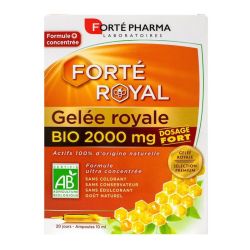 Forté Pharma Gelée Royale Bio 2000 mg formule concentrée (20 ampoules)