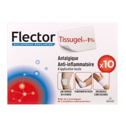 Flector Tissugelep 1% Empl Médicam B/10