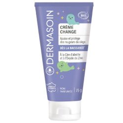Dermasoin Bébé Crème de Change Bio à la cire d'abeille et oxyde de zinc (75 g)