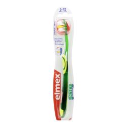 Elmex Junior Brosse à dents souple enfant 6-12 ans changement de dentition (x1)