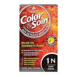 COLOR & SOIN Coloration Permanente 1N Noir Ebène