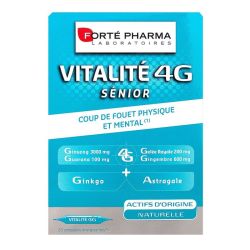 Forté Pharma Vitalité 4G Senior coup de fouet physique & mental (20 ampoules)