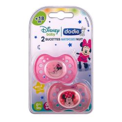 Dodie Sucette Anatomique +18M Disney Minnie Nuit X2