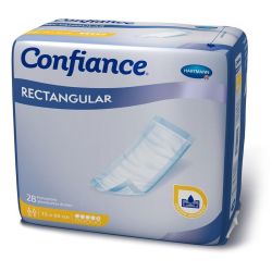 Confiance Rectangular couches droites pour adulte, niveau 5 gouttes (x28)