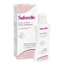 Saforelle Soin Lavant Doux apaisant 2-en-1 inconfort intime & quotidien (100 ml)
