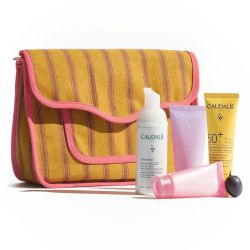 Trousse de voyage Les Essentiels de l'Été de Caudalie x Maria de la Orden (4 produits)