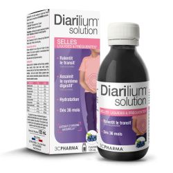 3C Pharma Diarilium Solution spécial selles liquides & fréquentes enfants (125 ml)
