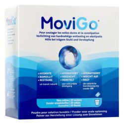 Movigo solution en poudre soulage les selles dures et la constipation (10 sachets)
