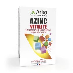 Arkopharma Azinc Vitalité fatigue et énergie (60 gélules)