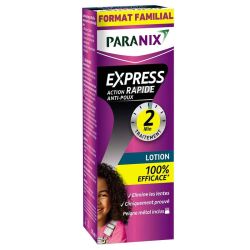 Paranix Express Action Rapide anti-poux 2 Minutes (195 ml + peigne offert)