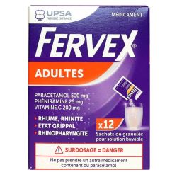 Fervex Adultes Orange Sachet 12