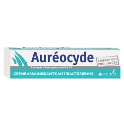 Auréocyde Crème assainissante antibactérienne libération prolongée (15 g)