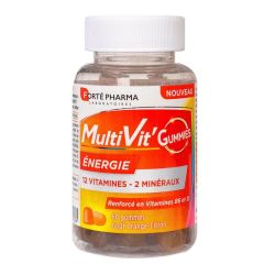 Forté Pharma Multivit'gummies Energie vitamines & minéraux (60 gommes)