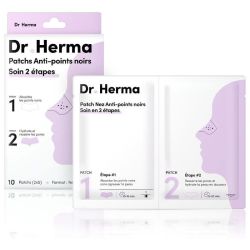Dr. Herma Patch Nez Anti-Points Noirs soin en 2 étapes (5 soins de 2 patchs)