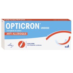 Cooper Opticron Unidose collyre anti-allergique Cromoglicate de sodium (x10)