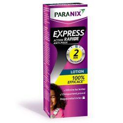 Paranix Express Action Rapide anti-poux 2 Minutes (95 ml + peigne offert)