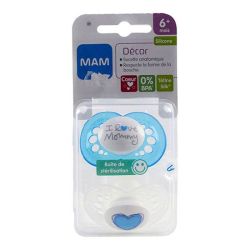 Mam Sucette Décor Silicone 6Mois+ x2