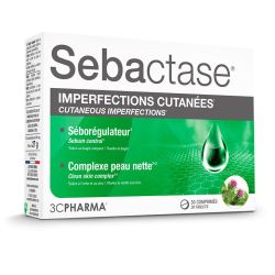 3C Pharma Sebactase Traitement Anti-imperfections (30 comprimés)