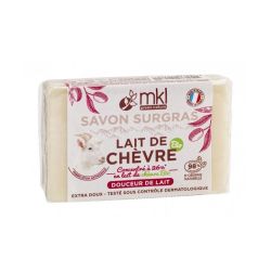 MKL Green Nature Savon surgras au lait de chèvre Bio Douceur de Lait (100 g)