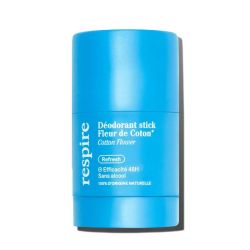 Respire Déodorant Stick Fleur de Coton rechargeable efficacité 48h (50 g)