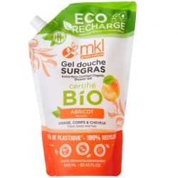 Eco-Recharge Gel Douche Certifié Bio 900 ml - Abricot