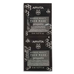 Express Beauty Masque Visage Noir Purifiant et Équilibrant à la Propolis (2 x 8ml)