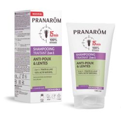 Pranarôm Aromapoux Shampoing Traitant anti-poux & lentes 15 minutes (150 ml)