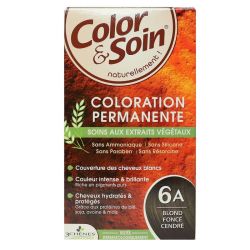 Color & Soin coloration permanente Blond Fonce Cendre 6A