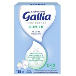 Gallia Bébé Expert Gumilk préparation épaissisante à base de caroube 0-12 mois (135 g)